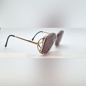 Berdel Sferoflex Rita Brown Translucent Oval Sunglasses Frames Only